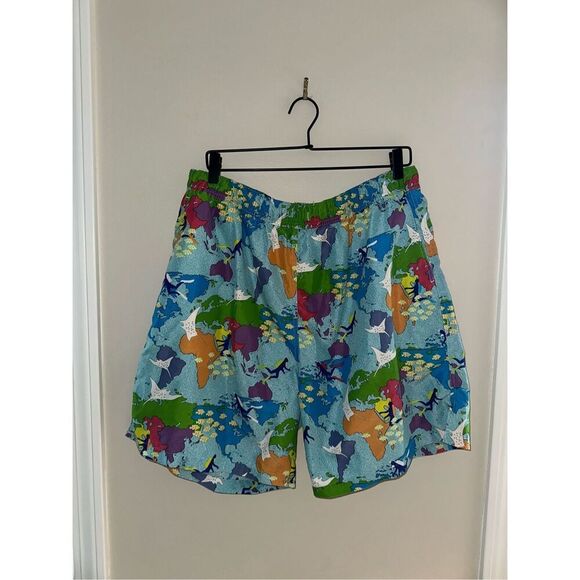 Men's Peter Millar Swim Trunks World Map XXL Lined - Picture 1 of 5